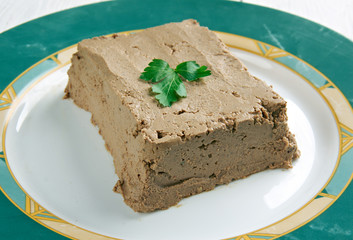 Leverpostej meat spread