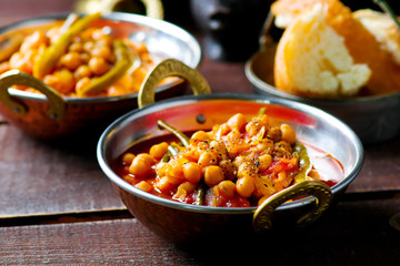 chick-pea stewed with haricot and a tomato on Lebanese
