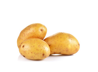 potato  on white background