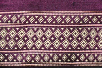 Hand-woven Purple cloth, northern Thailand