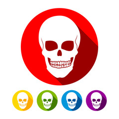 Skull Flat Icons