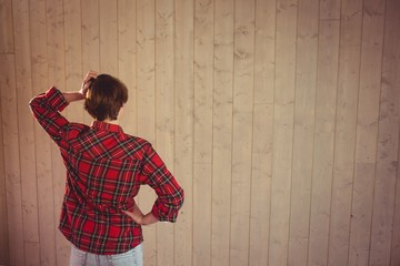 pretty young woman posing