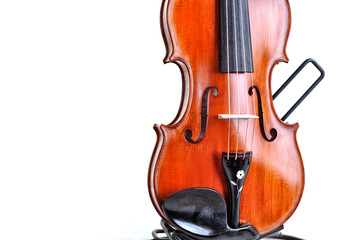 violin isolated on white background