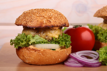 Fresh burger