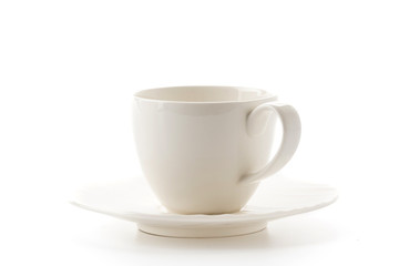 empty cup of coffee or mug