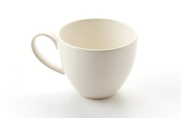 empty cup of coffee or mug