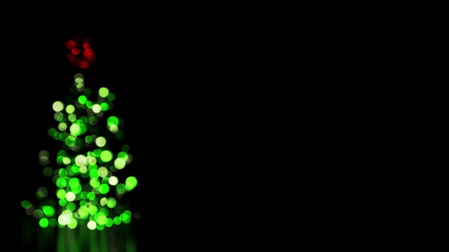 blurred christmas tree lights seamless loop 4k (4096x2304)

