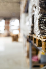 Warehouse and pallets