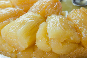 cassava or tapiopca  in syrup,Thai Dessert