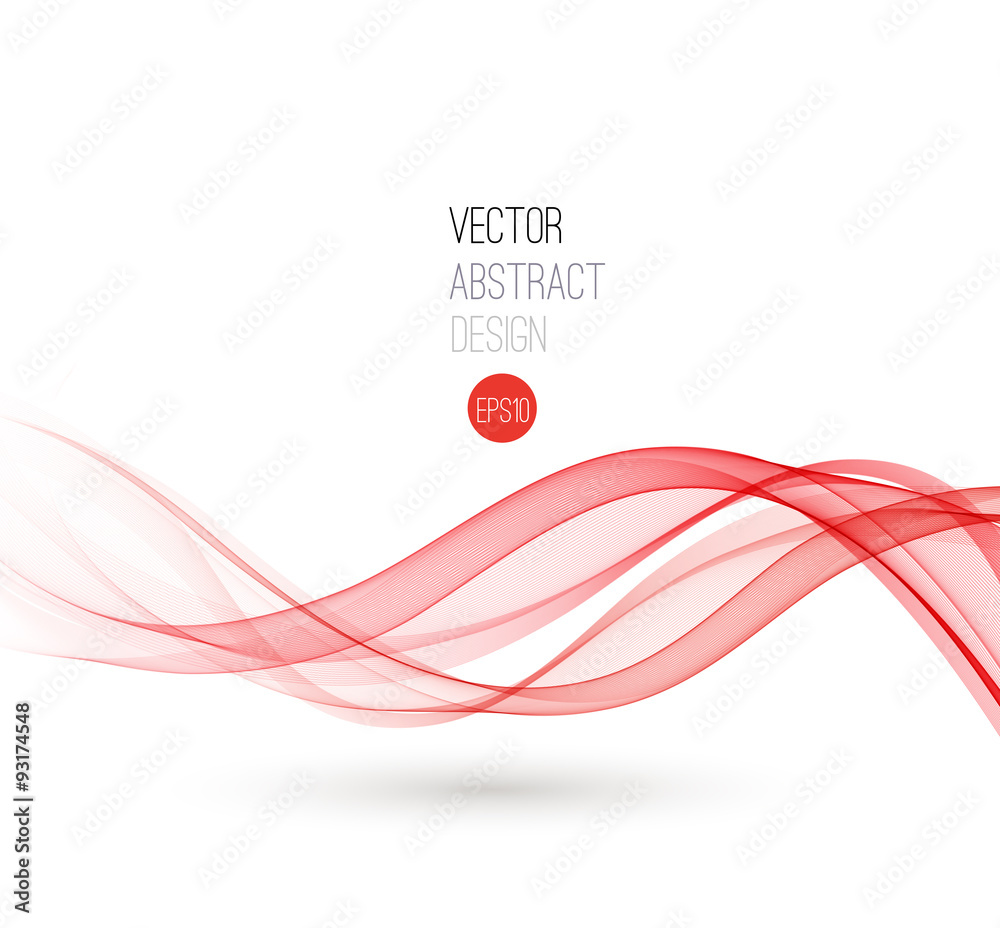 Poster vector red background