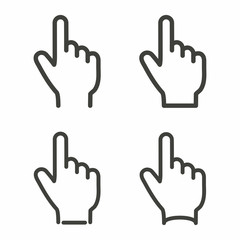 Hand  icon.