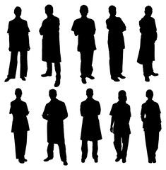Vector Set Of Doctors