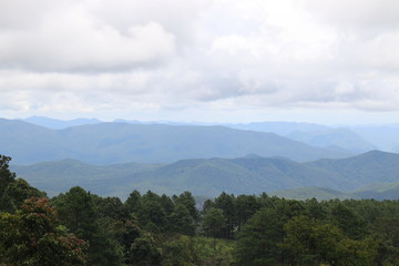 Fototapeta na wymiar View from mountain
