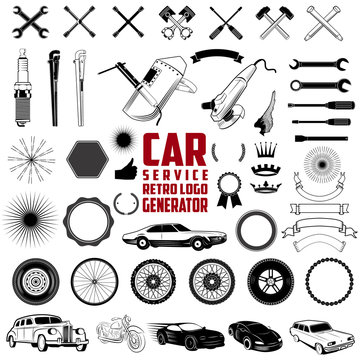 car service logo generator
