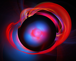 Abstract fractal illustration for creative design