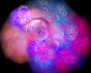 Obraz premium Abstract fractal illustration for creative design