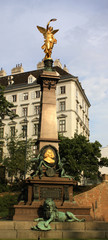 Fototapeta na wymiar Monument for Johann Andreas von Liebenberg in Vienna