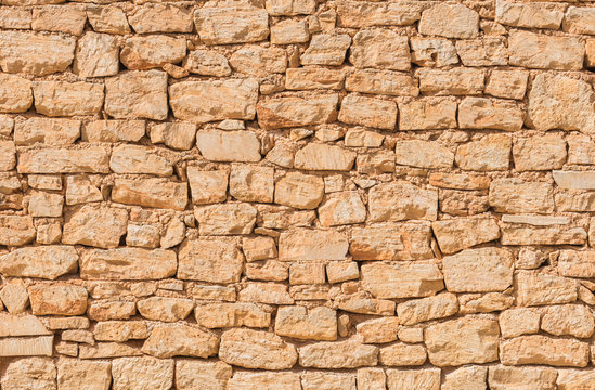 Naturstein Mauer Steinmauer Braun Textur