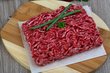 Minced beef meat