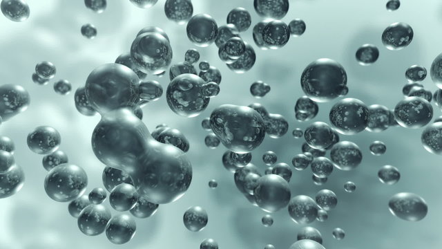 Growing liquid molecule bubbles