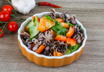Octopus salad