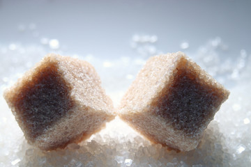 pieces of brown sugar