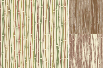 seamless texture with bamboo stalks