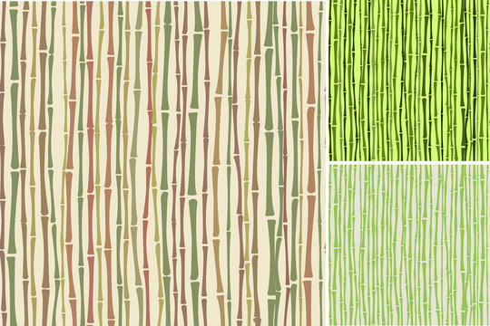 seamless texture with bamboo stalks