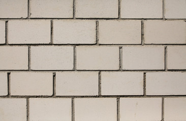 White brick wall