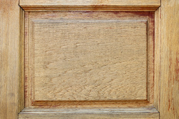 Carved wooden rectangular frame