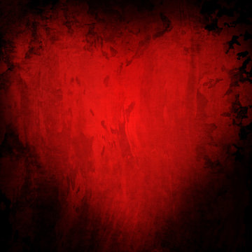 Grunge red background with heart
