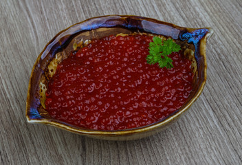 Red caviar