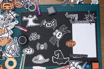 Halloween Scrapbook layout