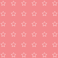 Pink stars pattern