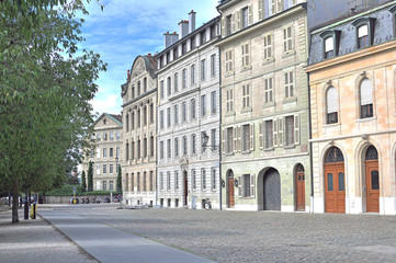Obraz premium Empty street