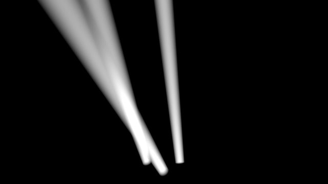 Laser Light Beam Streaming Through the Darkness