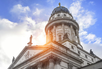 Fototapeta na wymiar Berlin - French Cathedral.