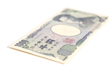 Banknote of the Japanese 1000 Yen