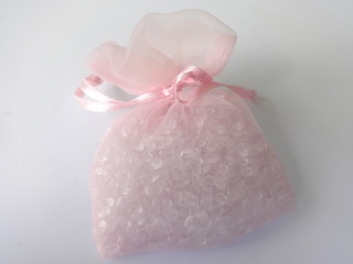 Abstract Pink Lace Bag