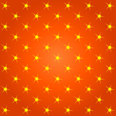 Fototapeta na wymiar Vector pattern made with yellow stars