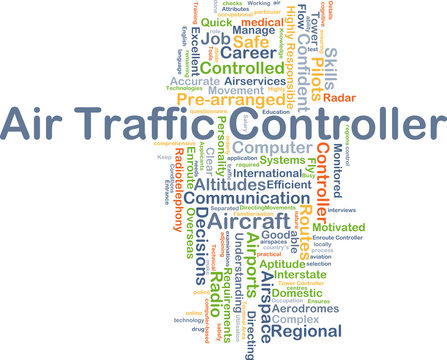 Air Traffic Controller Background Concept