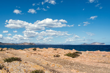 Mediterranean sea at Tavolara island, Sardinia.