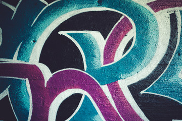 Graffiti closeup