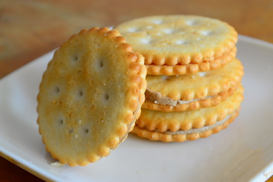 Four Cookie Sandwiches