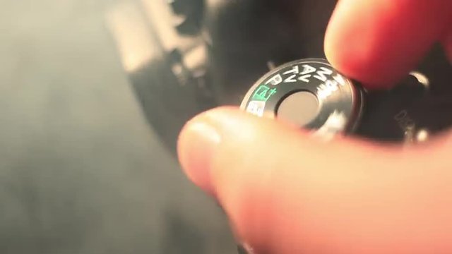 Hand change automatic mode to manual