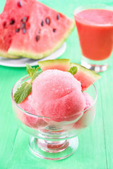 Watermelon sorbet