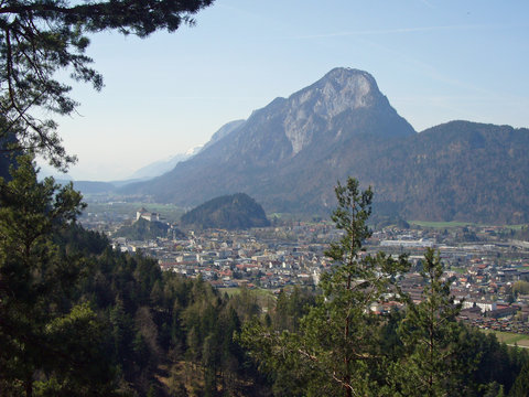 Blick vom Kaisertal auf Kufstein und den Pendling, Tirol