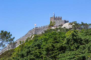 Obraz premium Castle of the Moors in Sintra, Portugal