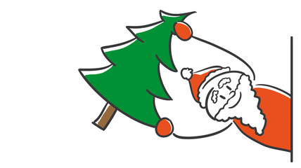 Stick Figure Series Red / Christmas