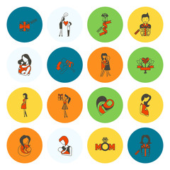 Happy Mothers Day Icons